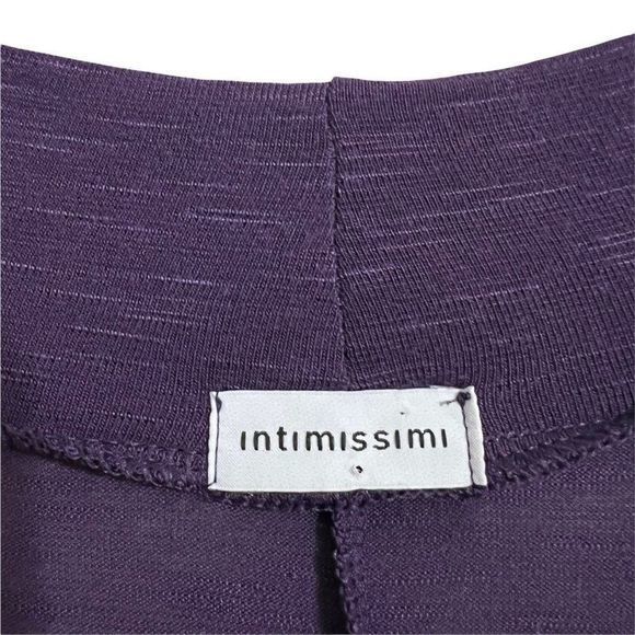 Intimissimi Dolman Dress Sz M Bodycon Front Gathered Detail V-Neck Purple‎ - Picture 8 of 8